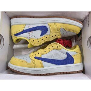 Air Jordan 1 Retro Low OG SP - TRAVIS SCOTT Canary - Youth Size 1.5